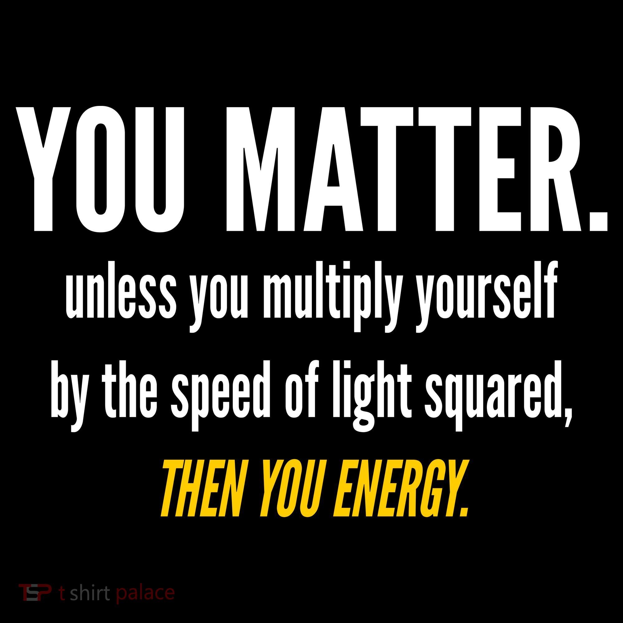 You Matter The Energy Funny Science Ornament