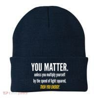 You Matter The Energy Funny Science Beanie thumb 0