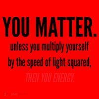 You Matter The Energy Funny Science Santa Hat thumb 1