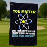 You Matter Then You Energy Golf Towel thumb 1