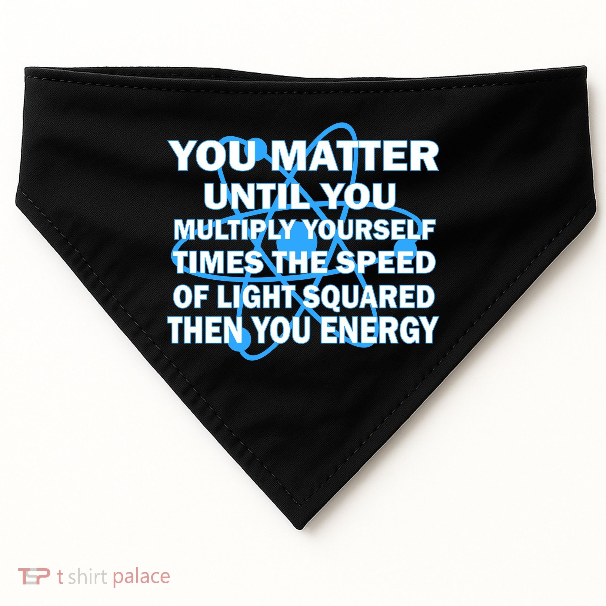 You Matter You Energy Science Physics USA-Made Doggie Bandana