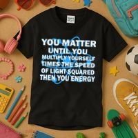 You Matter You Energy Science Physics Kids T-Shirt thumb 3