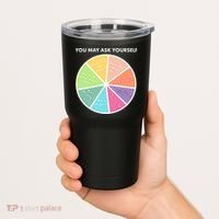 You May Ask Yourself Pie Chart Tumbler thumb 2