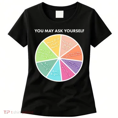 You May Ask Yourself Pie Chart Women's T-Shirt