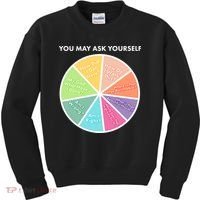 You May Ask Yourself Pie Chart Kids Sweatshirt thumb 0