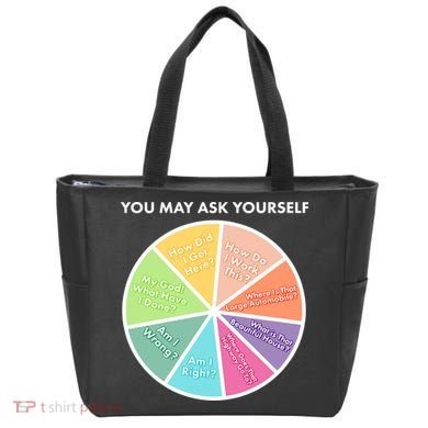 You May Ask Yourself Pie Chart Tote Bag