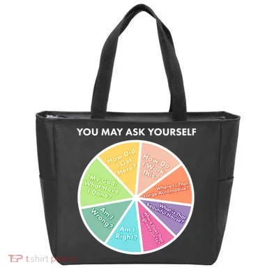You May Ask Yourself Pie Chart Tote Bag