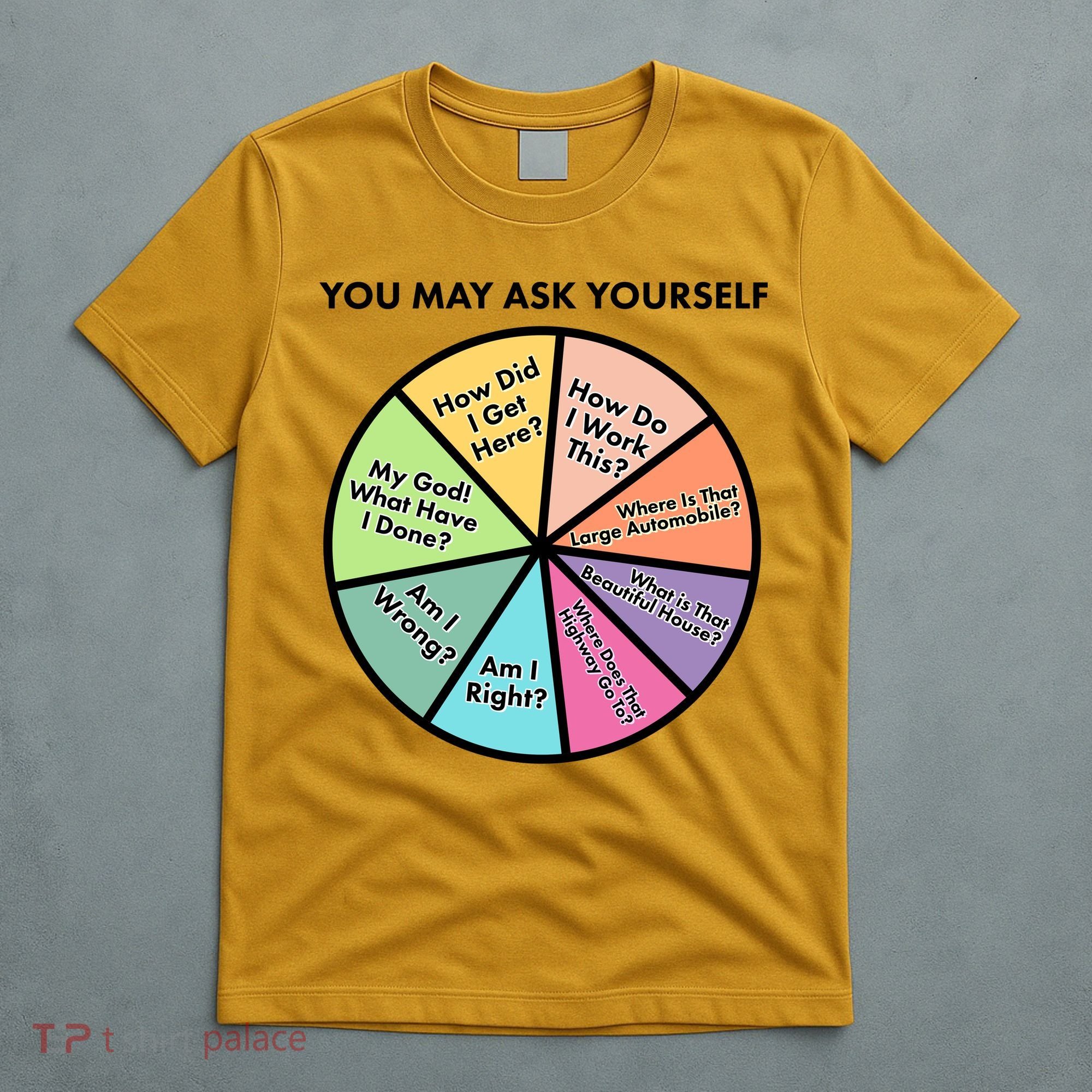 You May Ask Yourself Pie Chart T-Shirt