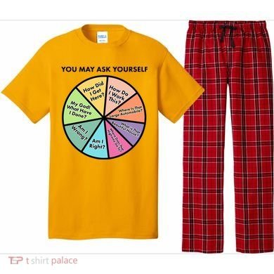 You May Ask Yourself Pie Chart Pajama Set