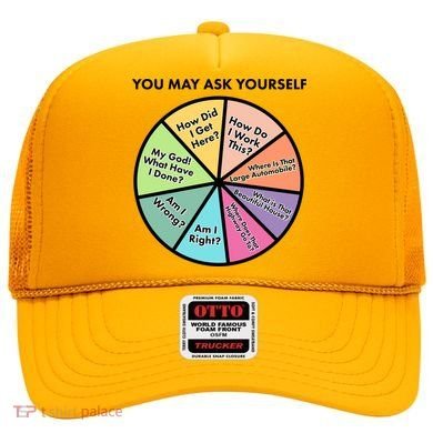 You May Ask Yourself Pie Chart Hat