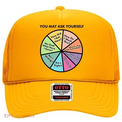You May Ask Yourself Pie Chart Hat