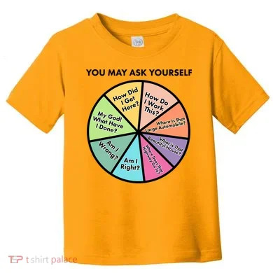 You May Ask Yourself Pie Chart Toddler T-Shirt