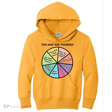 You May Ask Yourself Pie Chart Kids Hoodie