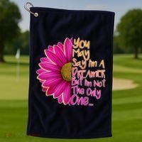 You May Say I'm a Dreamer But I'm Not The Only One Golf Towel thumb 1
