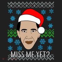 You Miss Me Yet Obama Ugly Christmas Women's Sweatshirt thumb 2