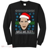 You Miss Me Yet Obama Ugly Christmas Sweatshirt thumb 0