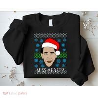 You Miss Me Yet Obama Ugly Christmas Sweatshirt thumb 2