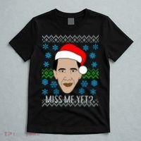 You Miss Me Yet Obama Ugly Christmas T-Shirt thumb 5