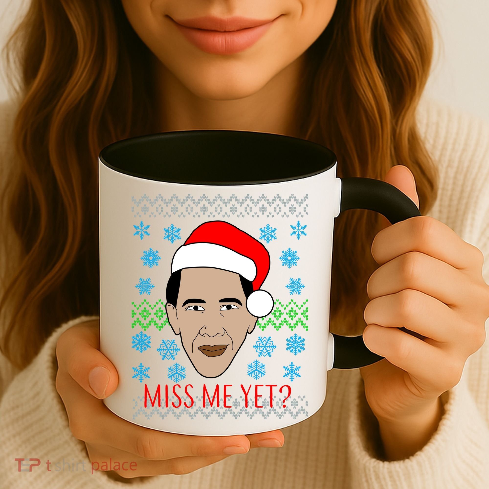 You Miss Me Yet Obama Ugly Christmas Coffee Mug
