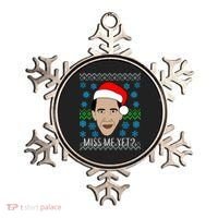 You Miss Me Yet Obama Ugly Christmas Ornament thumb 0