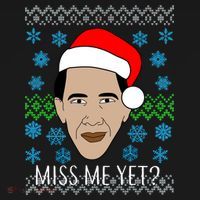 You Miss Me Yet Obama Ugly Christmas Ornament thumb 1
