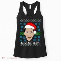 You Miss Me Yet Obama Ugly Christmas Women's Tank Top thumb 0