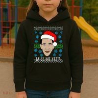 You Miss Me Yet Obama Ugly Christmas Kids Hoodie thumb 3