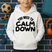 You Need To Calm Down Kids Hoodie thumb 2