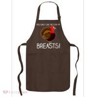 You Only Like Me For My Breasts Thanksgiving Turkey Apron thumb 0