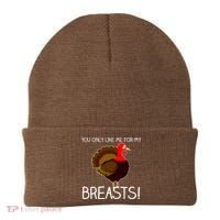 You Only Like Me For My Breasts Thanksgiving Turkey Beanie thumb 0