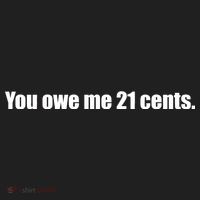 You Owe Me 21 Cents Bold Text - Feminist Tumbler thumb 3