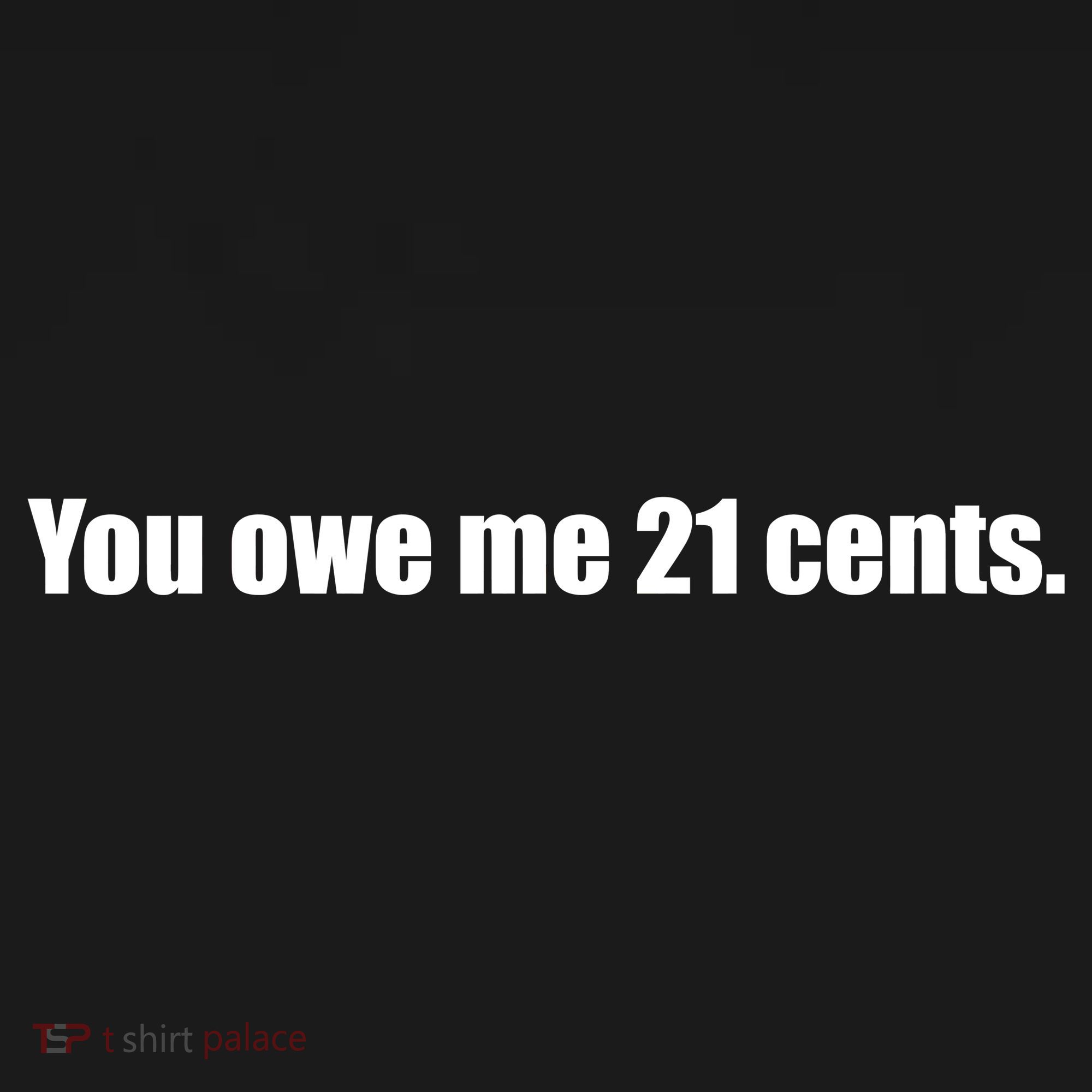 You Owe Me 21 Cents Bold Text - Feminist Ornament