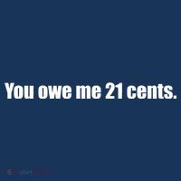 You Owe Me 21 Cents Bold Text - Feminist Women's Hoodie thumb 2