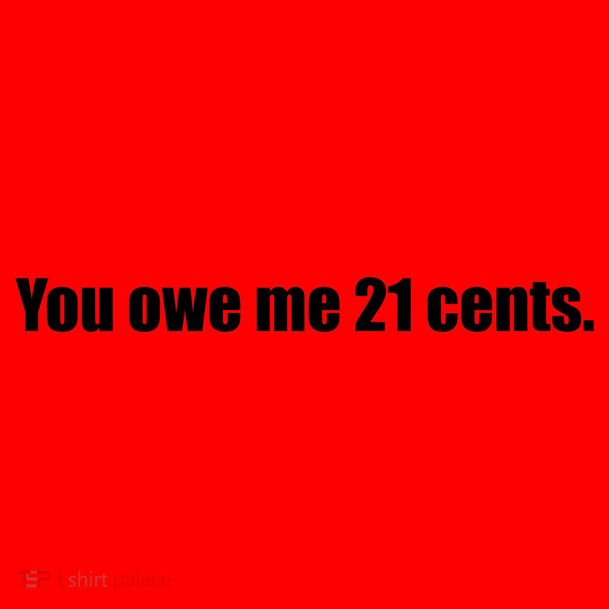 You Owe Me 21 Cents Bold Text - Feminist Santa Hat