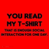 You Read My Tee Shirt That's Enough Social Interaction For a Day Santa Hat thumb 1
