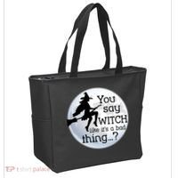 You Say Witch Like It's A Bad Thing Tote Bag thumb 2