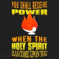 You shall receive power when the Holy Spirit has come upon you Acts 1:8 Golf Towel thumb 3
