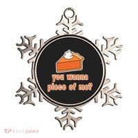 You Wanna Piece of Me Thanksgiving Pumpkin Pie Ornament thumb 0