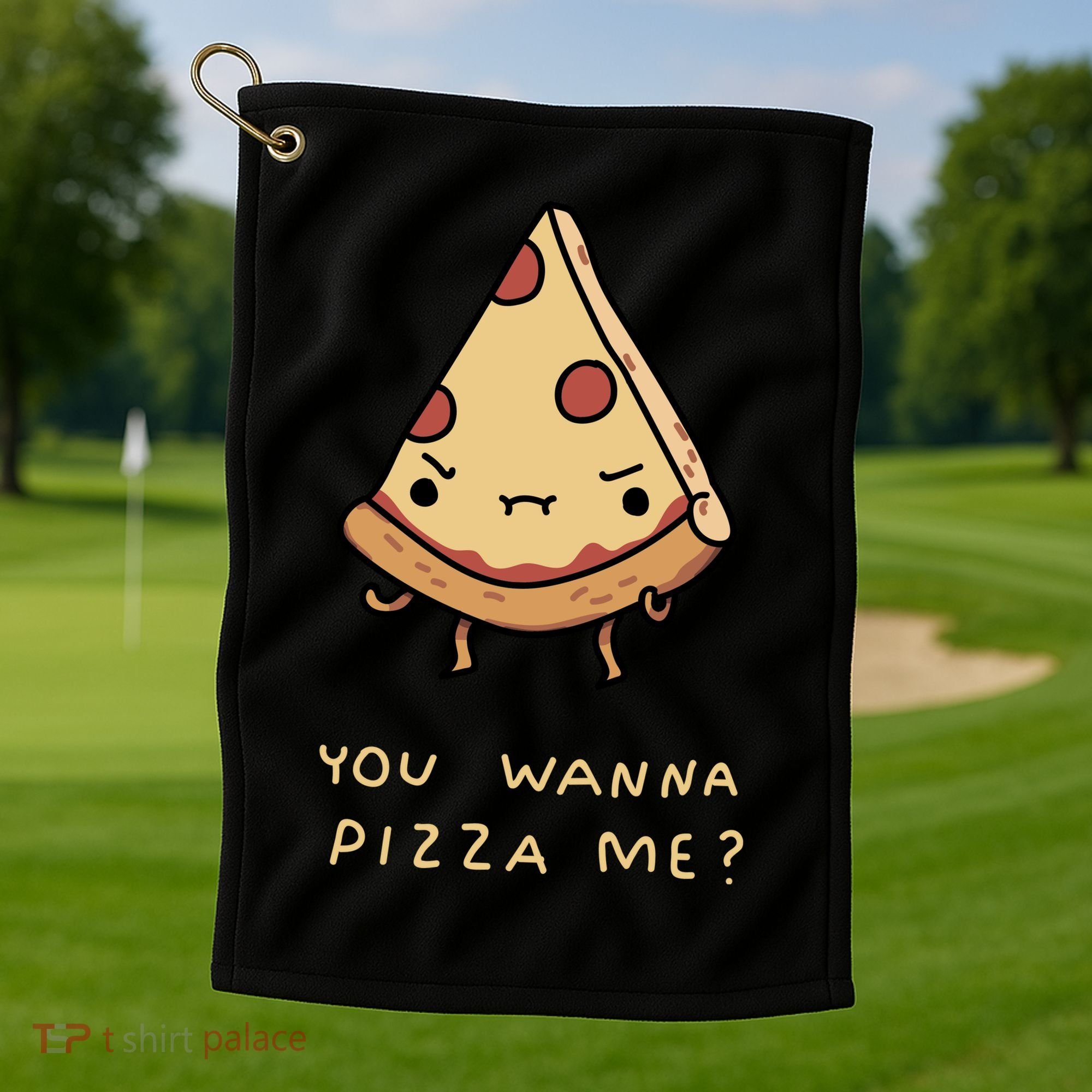You Wanna Pizza Me? Golf Towel