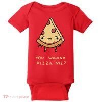 You Wanna Pizza Me? Baby Bodysuit thumb 0