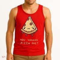 You Wanna Pizza Me? Tank Top thumb 3
