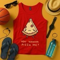 You Wanna Pizza Me? Tank Top thumb 4