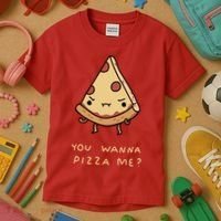 You Wanna Pizza Me? Kids T-Shirt thumb 3