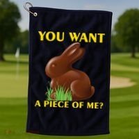 You Want A Piece Of Me? Golf Towel thumb 1