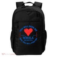 You Will Seek Me Gospel Verse Backpack thumb 0