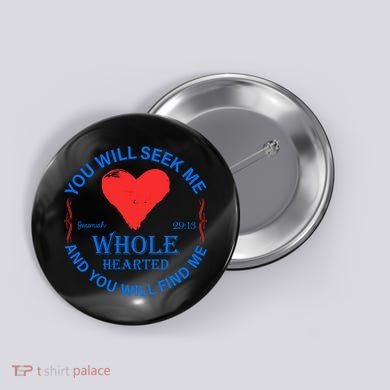 You Will Seek Me Gospel Verse Button