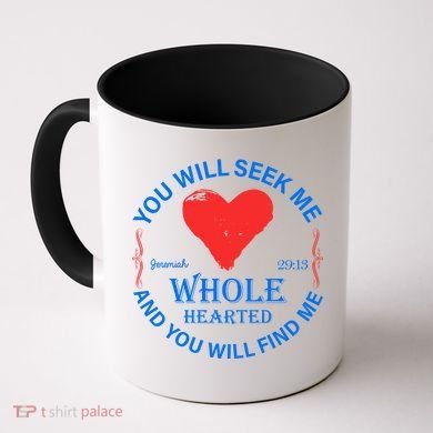 You Will Seek Me Gospel Verse Coffee Mug