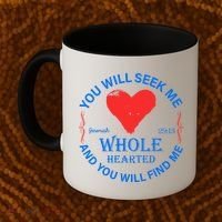You Will Seek Me Gospel Verse Coffee Mug thumb 2