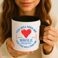 You Will Seek Me Gospel Verse Coffee Mug thumb 3