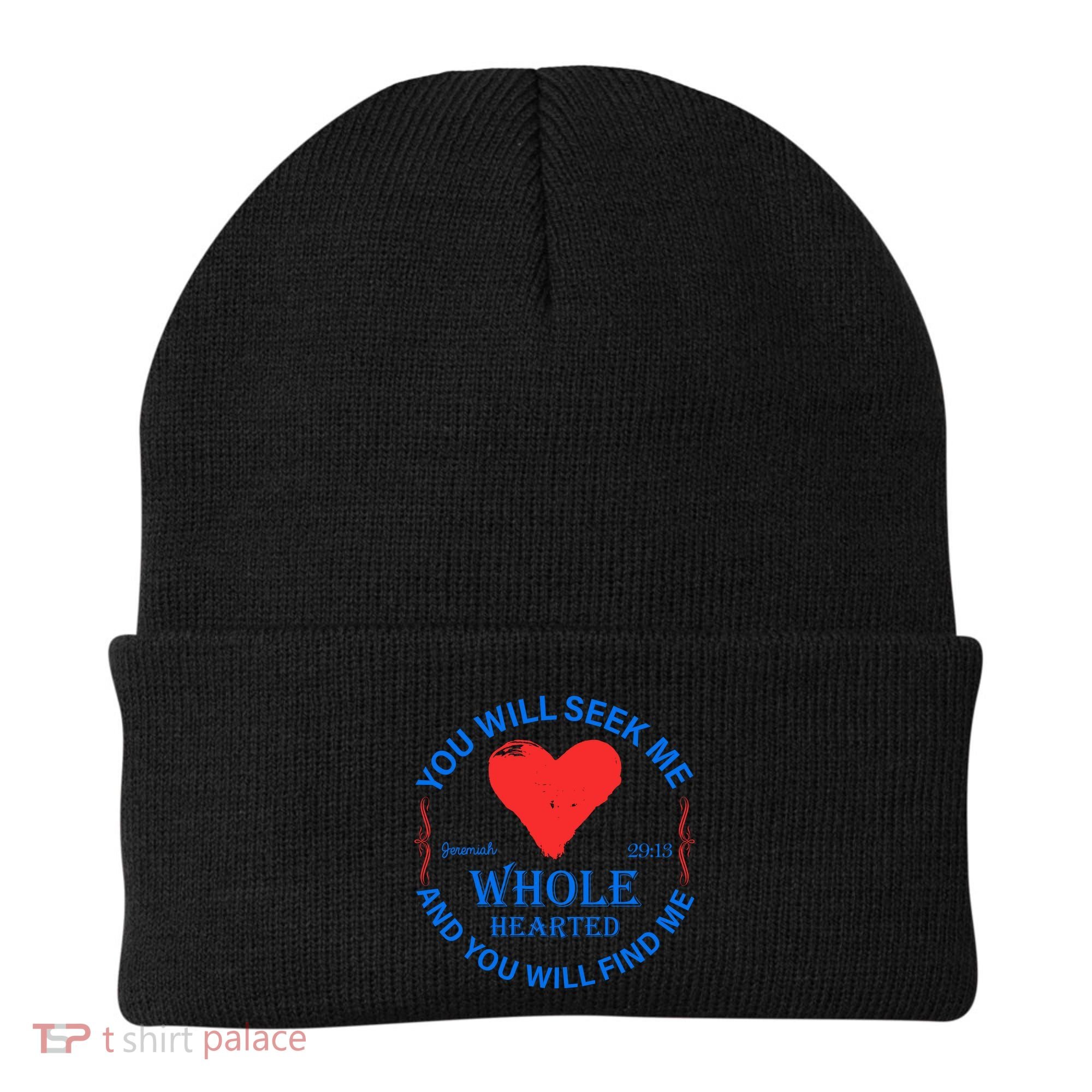 You Will Seek Me Gospel Verse Beanie